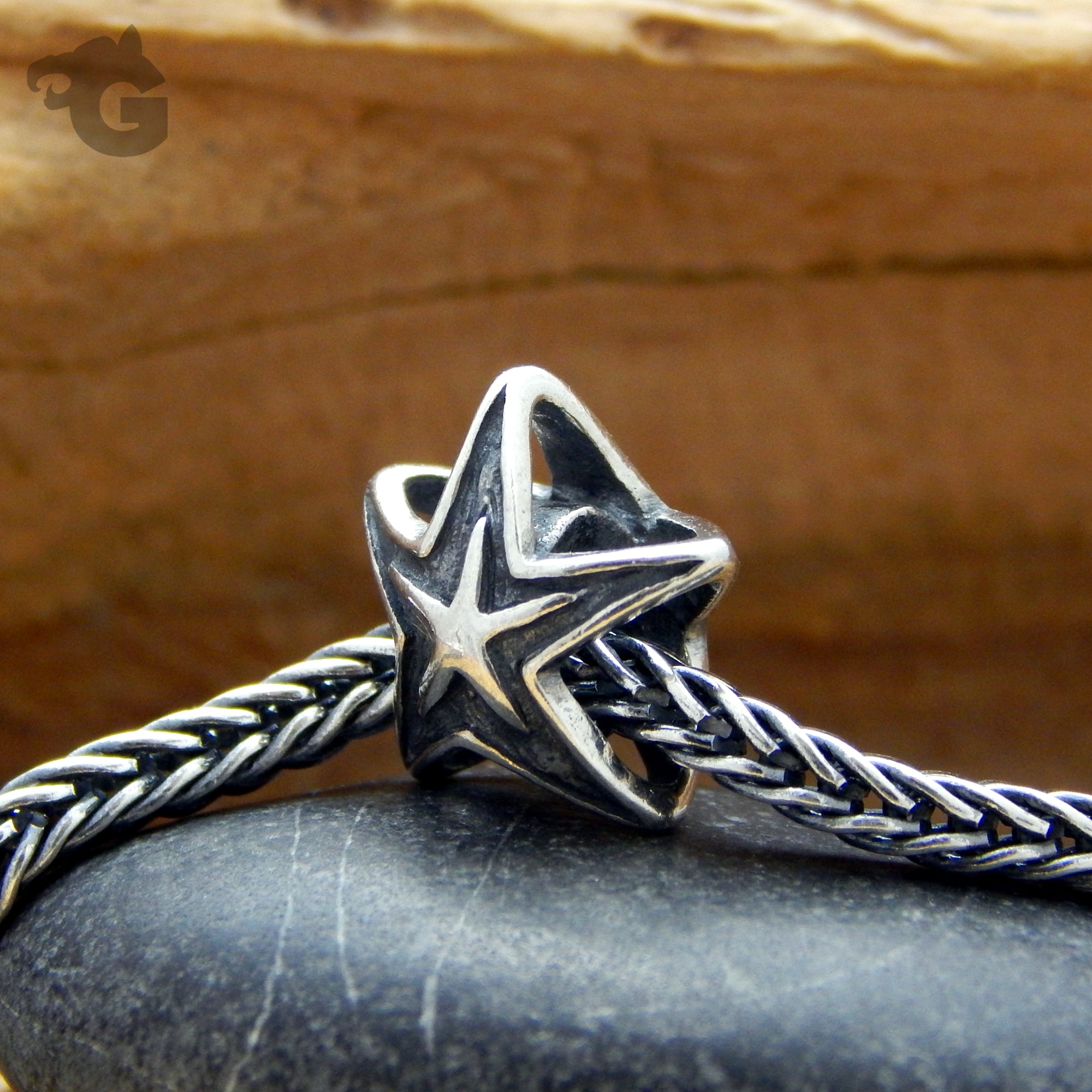 Wishing Star big hole bead