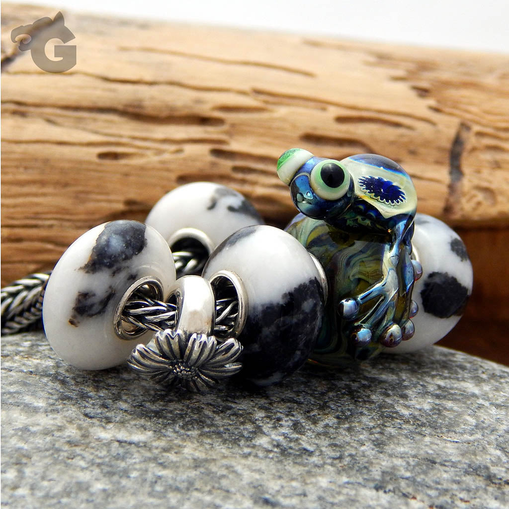 Zebra Jasper gemstone bead