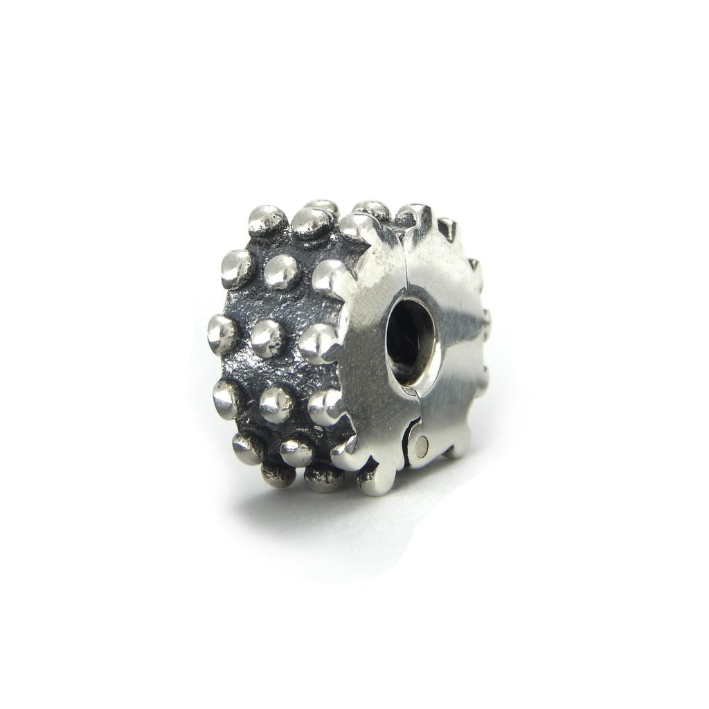 Roller coaster silver charm stopper - glermes.com