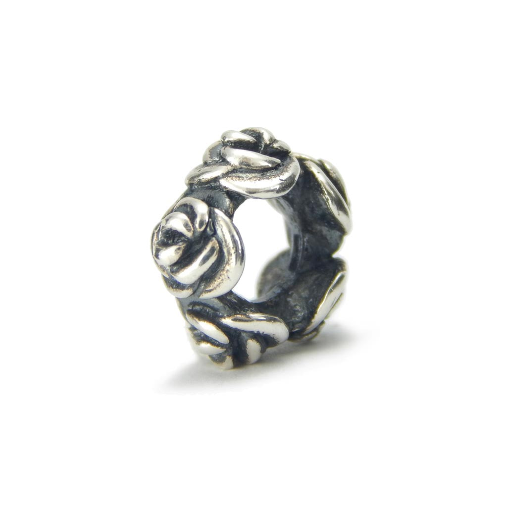 Rose garden silver charm - glermes.com