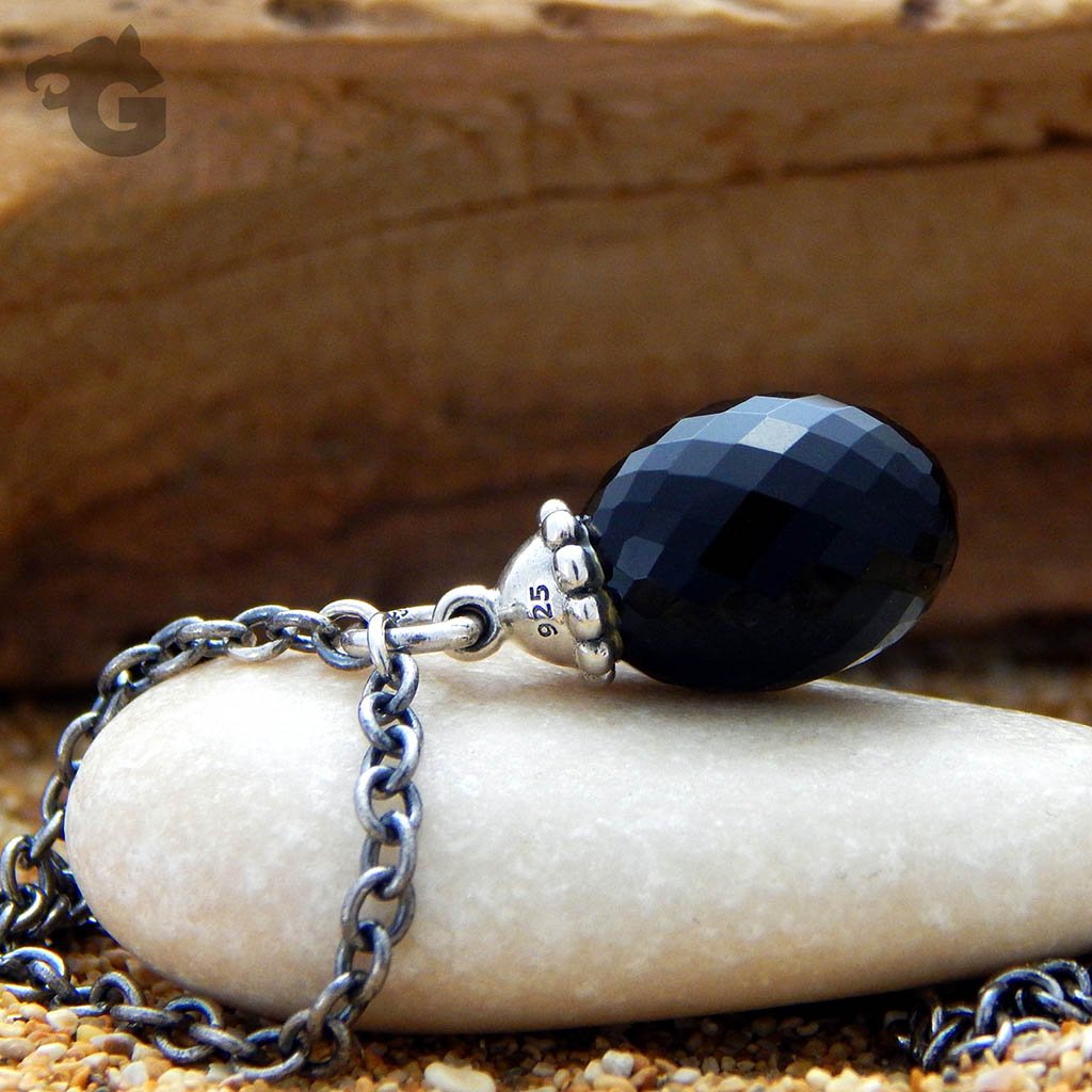 Black Onyx Necklace lockless