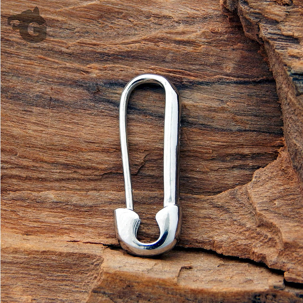 Huggie Safety Pin earring single or a pair