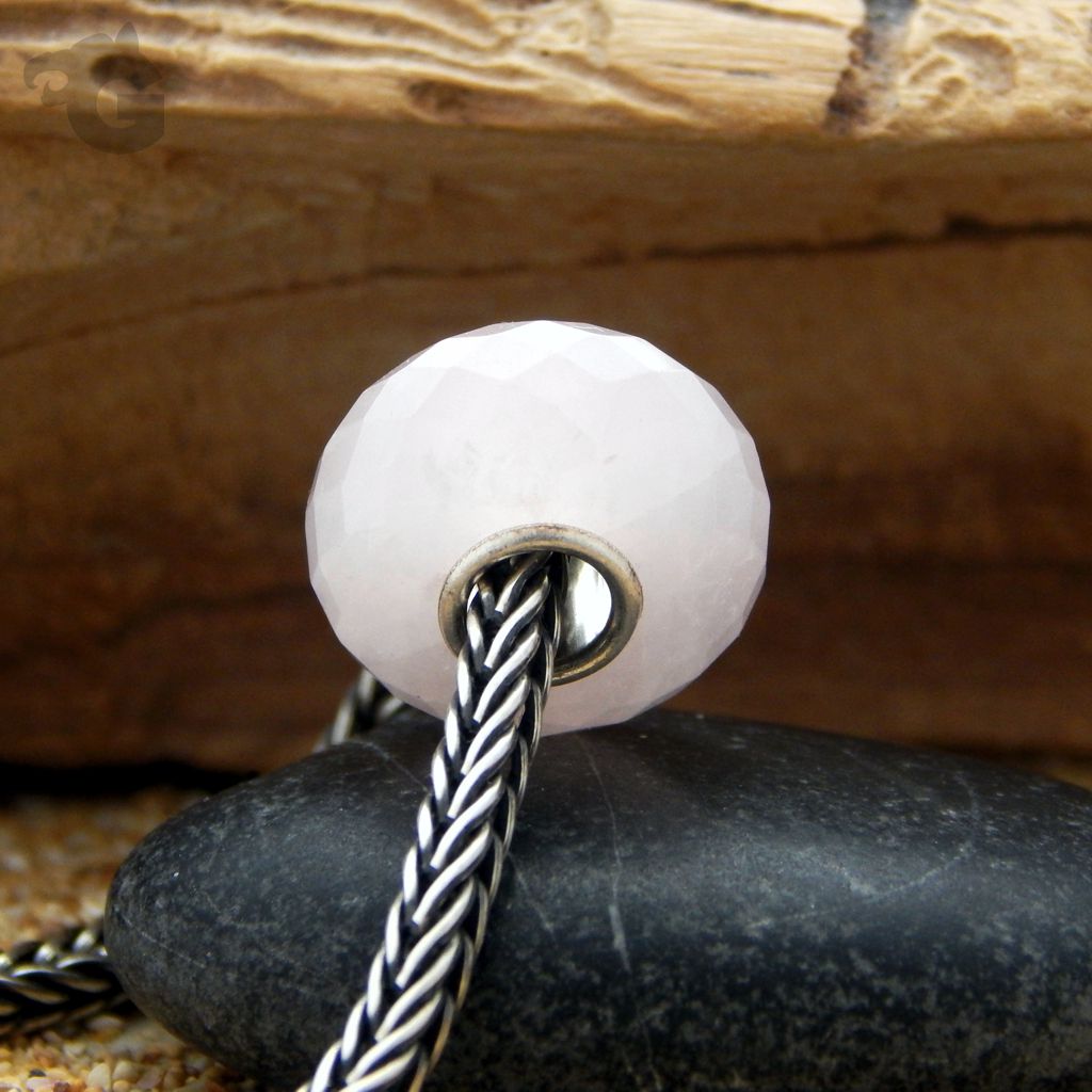 Natural Rose Quartz  therapeutic stone bead bracelet Glermes