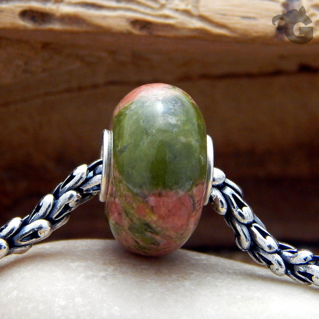 Unakite Jasper Bead